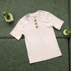 Lilac Urban Outfitters Short Sleeve Top